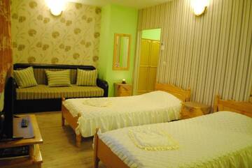 Фото номера Трехместный номер-студио с мини-кухней Отель Hotel Svishtov г. Свиштов 11